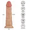 Реалістичний вібратор Vibrating Power Basics Cock 7'', 18 см