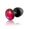 Dorcel Geisha Plug Ruby M анальная пробка со смещенным центром тяжести и кристаллом, 8х3.2 см (красный)