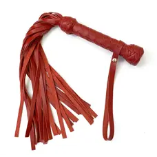 Art of Sex Флоггер маленький/мартинет, 30 хвостів по 35 см, (червоний)
