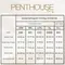 Penthouse - Turned On - Боді з відкритими грудьми та спиною, M/L (чорний)