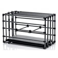 Master Series Kennel Adjustable Bondage Cage – міцна розбірна клітина для покарань