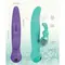 Swan Touch Duo Teal - вібратор-кролик із сенсорним керуванням та ротацією, 14х3.8 см (фіолетовий)