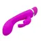 Pretty Love Freda Vibrator - Многоскоростной вибратор-кролик, 18.9х3.4 см (фиолетовый)