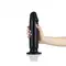 LoveToy - King-Sized Anal Dildo - Великий анальний затор, 23.5х5 см (чорний)