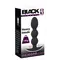 Orion Black Velvets Heavy Beads - Анальна пробка, 13,3х3,2 см (чорний)
