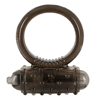 You2Toys Vibro Ring Dark - ерекційне кільце з вібрацією, 6х3 см (чорний)
