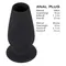 Orion Lust Tunnel Plug M - силиконовый анальный тоннель, 10х5 см (черный)