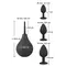 Orion Black Velvets Anal Kit - Набір для анальної стимуляції з 3 пробок та анального душу