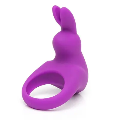 Happy Rabbit Rechargeable Cock Ring - Ерекційне віброкільце, 6,7 см (фіолетовий)