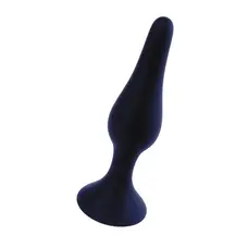 Boss Silicone Plug Black Small - Анальна пробка, 10х2,4 см (чорний)