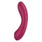Satisfyer Curvy Trinity 1 - Вакуумний стимулятор + вібратор точки G, 17.5х3.9 см (червоний)