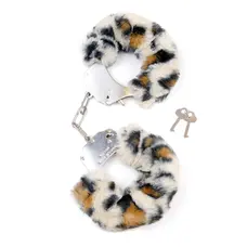 Fetish Boss Series Furry Cuffs Leopard - Наручники