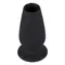 Orion Lust Tunnel Plug M - силиконовый анальный тоннель, 10х5 см (черный)