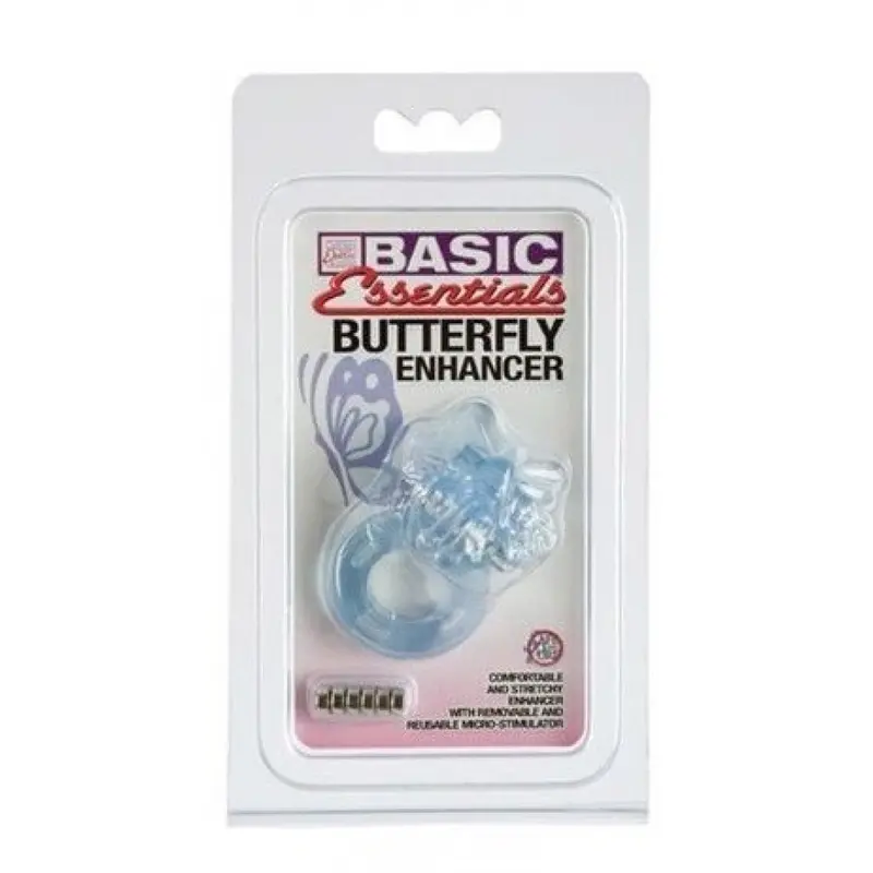 CalExotics Butterfly Enhancer - виброкольцо с бабочкой, 6х2 см (голубой) CalExotics Butterfly Enhancer - виброкольцо с бабочкой, 6х2 см (голубой)