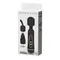 LyBaile Power Wand Black - Вібратор-мікрофон із двома насадками, 20х4.5 см (чорний)