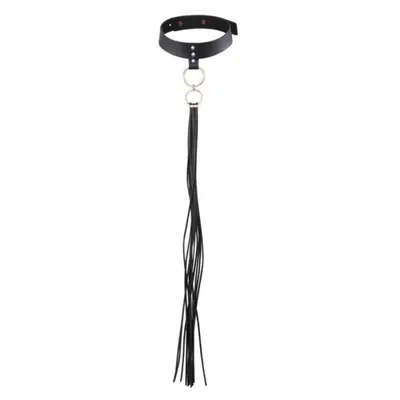 Bijoux Indiscrets Maze Tassel Chocker - Чокер, (чорний)