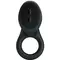 LyBaile Pretty Love Cobra Penis Ring Vibrating Black - віброкільце зі стимулятором із язичками, 5.1х2.6 см (чорний)