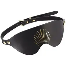 Zalo Blindfolds Black - Розкішна маска на очі (чорний)