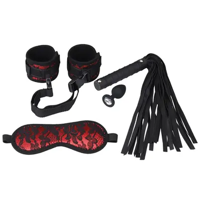 Набір БДСМ аксесуарів Erospace Wild Play BDSM Set 4 предмети
