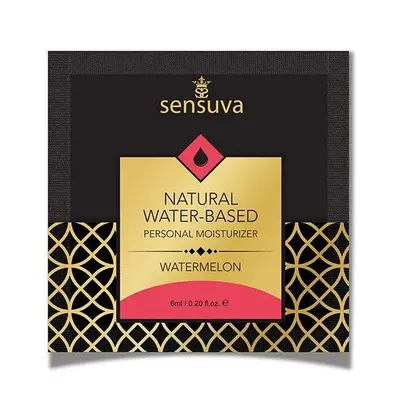 Sensuva - Natural Water-Based Watermelon - Пробник лубриканта на водной основе, 6 мл.