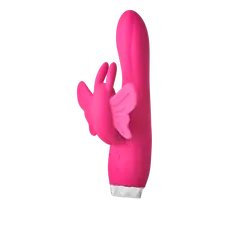 Dream Toys Flirts Butterfly - Вибратор-кролик, 17 см (розовый)