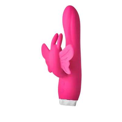 Dream Toys Flirts Butterfly - Вибратор-кролик, 17 см (розовый)