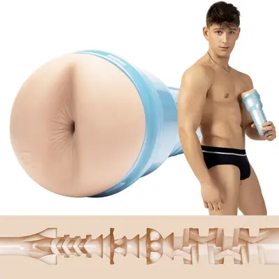 Fleshlight Fleshjack Boys: Reno Gold Golden Boy - мастурбатор анус зліпок Рено Голда, 25 см (тілесний)