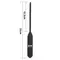 LoveToy Urethral Dilator Vibrating – уретральний плаг з вібрацією, 11.5 см (чорний)