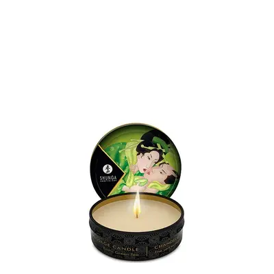 Shunga Massage Candle - Массажная свеча с ароматом зелёного чая, 30 мл Shunga Massage Candle - Массажная свеча с ароматом зелёного чая, 30 мл