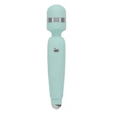 Talk Cheeky Teal - вібратор-мікрофон із кристалом Swarovsky, 20,6х3,9 см. (блакитний)