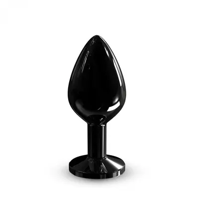 Dorcel - Diamond Plug - Металева анальна пробка з прикрасою у вигляді кристала (чорна) М