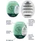 Satisfyer Masturbator Egg Single Riffle мастурбатор яйцо, 7х5.5 см (мятный)