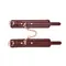 Шкіряні поножі Liebe Seele Wine Red Ankle Cuffs