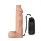 LyBaile Ultra Female Strap-On Realistic Dildo 9,4" - страпон з вібрацією, 24х5 см (тілесний)