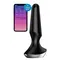 Satisfyer Plug-ilicious 2 - Анальная смарт-пробка, 14х3 см, (черная)