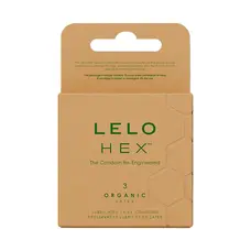 Презервативи LELO HEX Condoms Organic 3 Pack