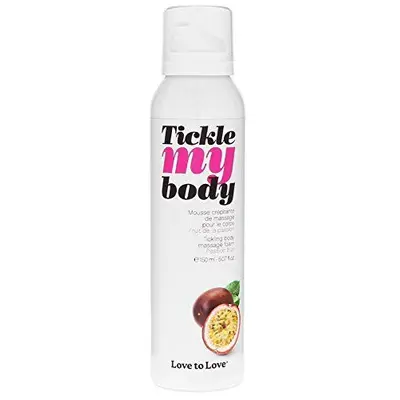 Love To Love Tickle My Body Passion Fruit - масажна піна, що зволожує,150 мл.