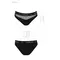 Passion PS006 Panties трусики з прозорою вставкою, S (чорний)