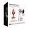 Dorcel Diamond Plug S маленька металева анальна пробка із кристалом, 7.1х2.7 см (чорний)