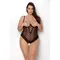 Passion Exclusive North Body - Боді з відкритими грудьми, 4XL/5XL