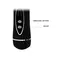 LyBaile Power Wand Black - Вібратор-мікрофон із двома насадками, 20х4.5 см (чорний)