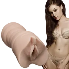 Doc Johnson Sasha Grey Ultraskyn Cream Pie Pocket - Мастурбатор вагина, копия Саши Грей, 20х6.5 см