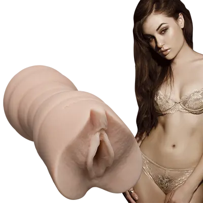 Doc Johnson Sasha Grey Ultraskyn Cream Pie Pocket - Мастурбатор вагина, копия Саши Грей, 20х6.5 см