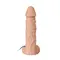 LyBaile Ultra Female Strap-On Realistic Dildo 9,4" - страпон з вібрацією, 24х5 см (тілесний)