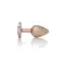 Металева анальна пробка Boys of Toys Jewellery Pearl Gold Plug – розмір S