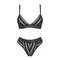 Obsessive Natilya 2pcs set - Сексуальный комплект белья: бюстгальтер и трусики, ML (чёрный)