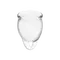Satisfyer Feel Confident Menstrual Cup - Менструальні чаші, 15 та 20 мл (прозорі)