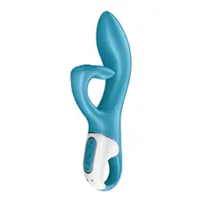 Satisfyer Embrace me - Вибратор кролик, 21.2х4.6 (бирюзовый)