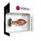 Dorcel Diamond Plug S маленька металева анальна пробка із кристалом, 7.1х2.7 см (чорний)