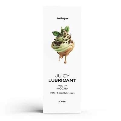 Лубрикант на водній основі Satisfyer Juicy Lubricant, 300 мл (м'ятний мокко)